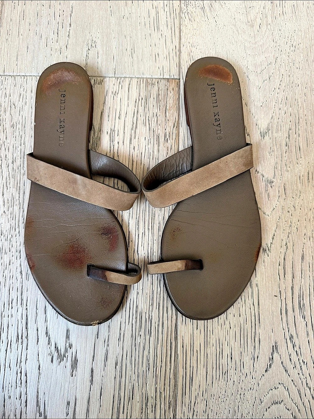 Jenni Kayne Women's Brown Strappy Sandals